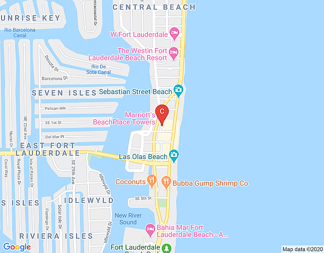 Marriott’s BeachPlace Towers 1BD map image