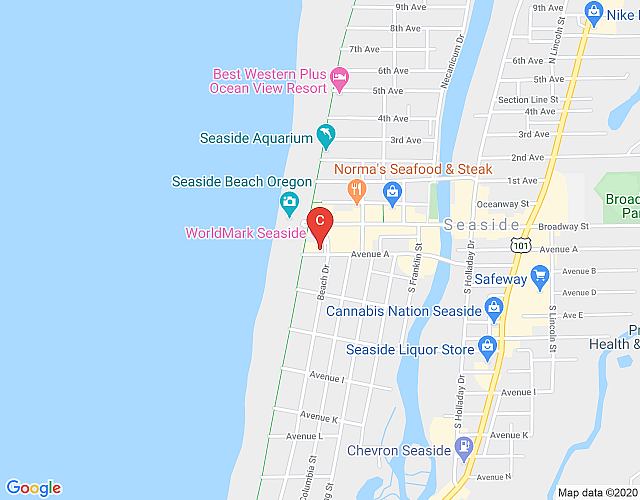 2BD Worldmark Seaside Condo map image