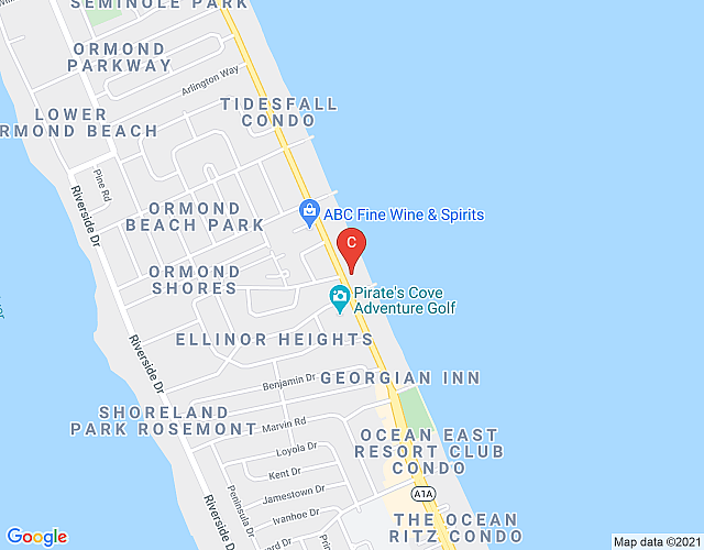 Bluegreen Vacations Casa del Mar – Ormond Beach – Studio map image