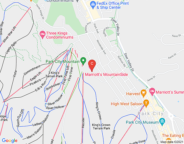 Marriott Mountainside 2BD – W map image