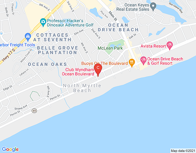 *Beautiful Resort in Myrtle Beach- 2BD map image
