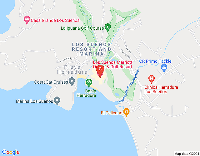 Marriott Los Suenos Costa Rica  – 2BD Sleep up to 8 map image