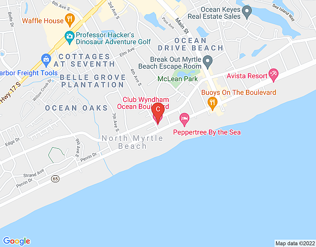 Beautiful Hotel in Ocean Boulevard – 1BD Sleeps up to 4 map image