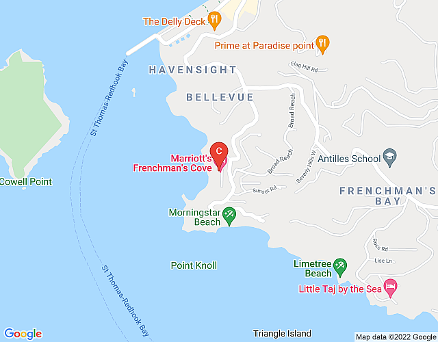 Marriotts Frenchman’s Cove  St Thomas Virgin Islands – 2BD map image