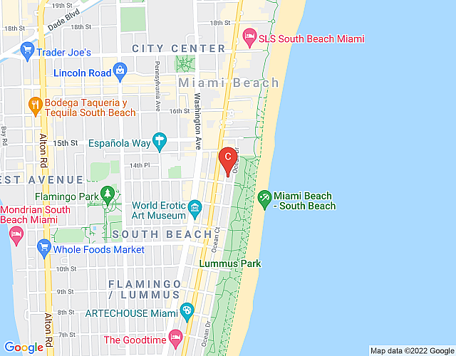 Marriott Vacation Club Pulse- South Beach ST- sleeps 4 map image