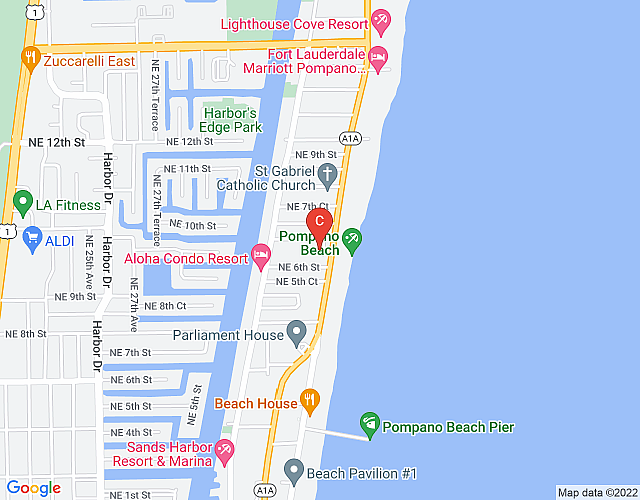 Worldmark Fort Lauderdale – Sea Gardens 1bd sleeps 4 map image