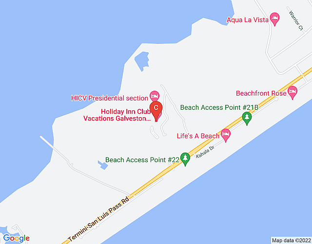 Holiday Inn Galveston Seaside Resort  -2BD Sleep up to 6 map image