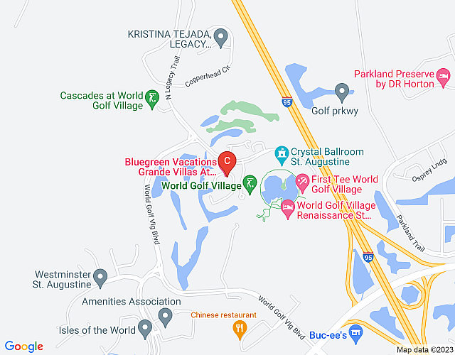 Bluegreen Grande Villas at World Golf Village – St. Augustine – 1BD map image