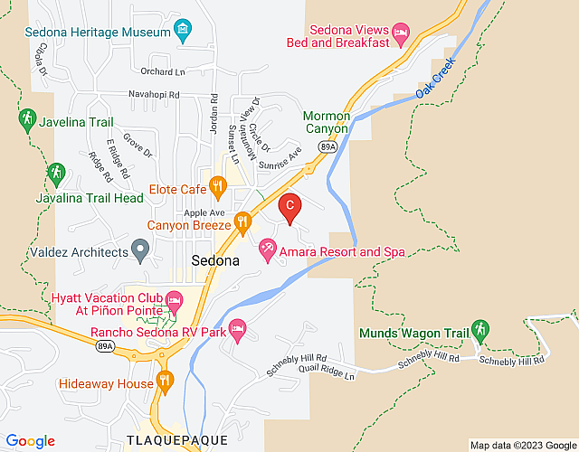 Arroyo Roble Resort  2BD near Coconino National Forest map image