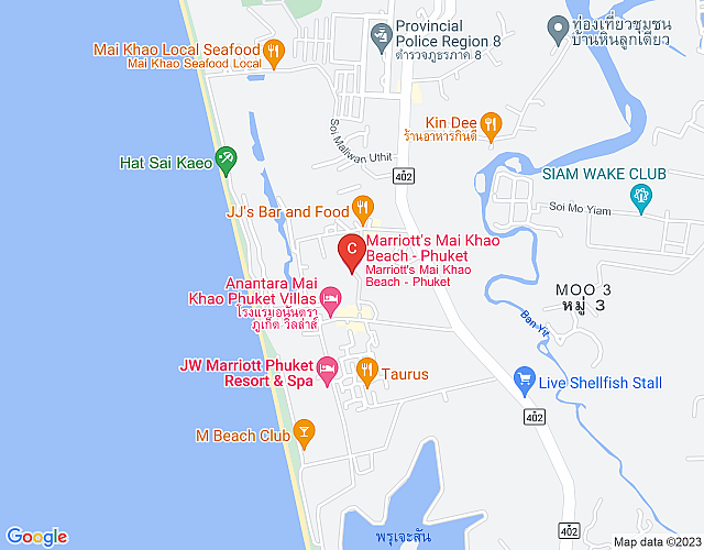 Marriott Mai Khao Beach – Phuket 2 bd-sleeps 6 map image