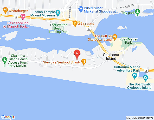 Sandy Pointe 205 Quaint, Pet Friendly Condo! Great Location! Short 4 min walk to the Beach! map image