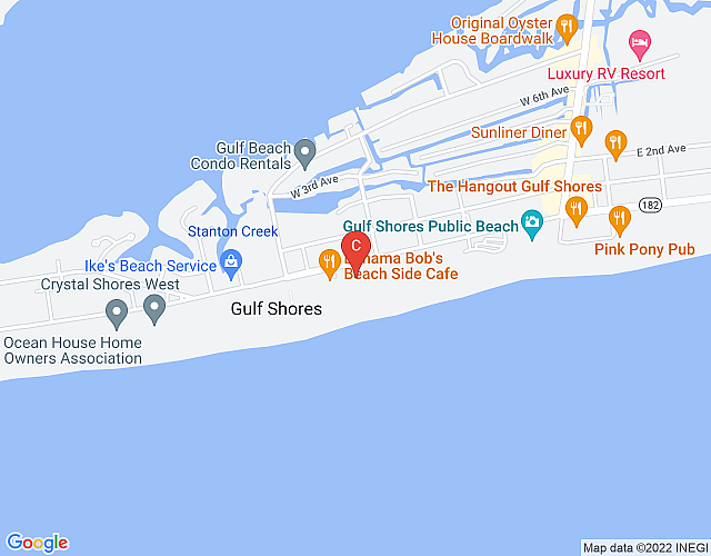 Island Tower 1603  The Great Gatsby – Gulf Shores, AL map image