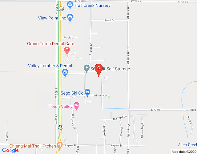 Spacious & Clean Condo in Victor, ID map image