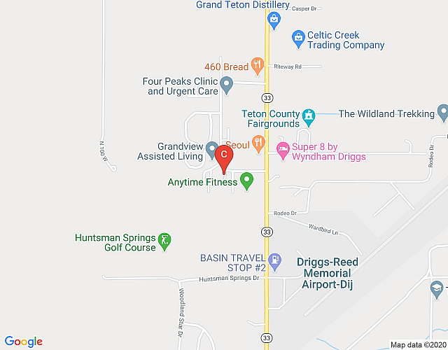 Buffallo Junction #6 – Second Level Condo in Driggs, ID map image