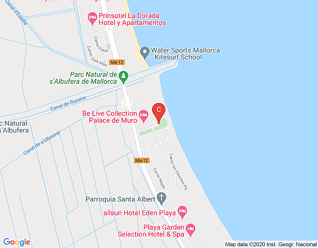Beach House in Playa de Muro map image