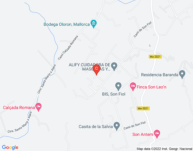 Villa Cirera in Alaro map image