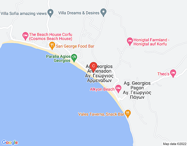 Vistonia Ferienwohnung 4 – direkt am Strand mit Meerblick map image