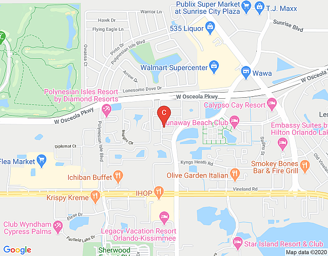 Family Friendly 3 Bedroom close to Disney in Orlando Area 3099 map image