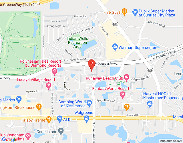 Family Friendly 4 Bedroom close to Disney in Orlando Area 5116 map image