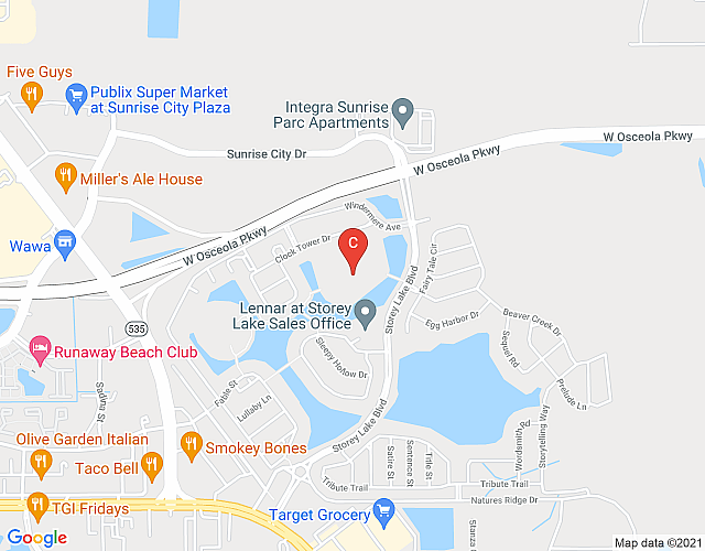 Marvelous 3 Bd Apartment Close to Disney @ Storey Lake Orlando 301P 3150 map image