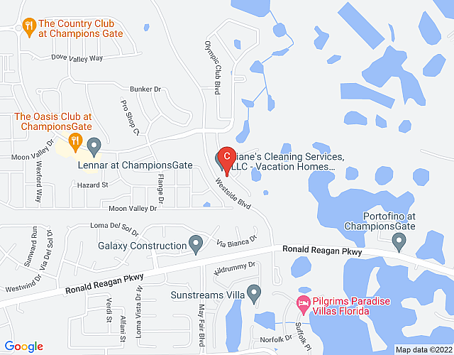Luxurious Single Family Home w Pool Close to Disney 1568M map image