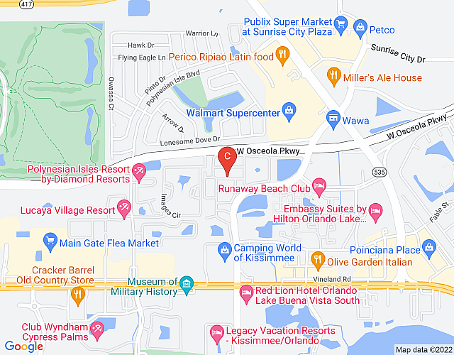 Family Friendly 4 Bedroom close to Disney in Orlando Area 5127 map image