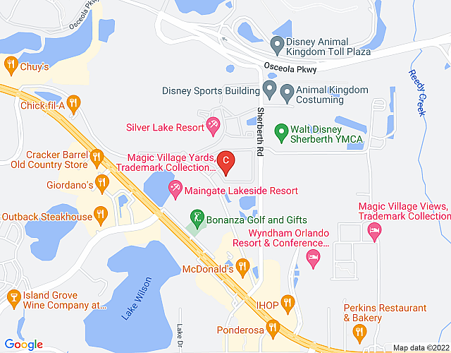 Gorgeous 4 Bd Close to Disney @ Magic Village 3114 map image
