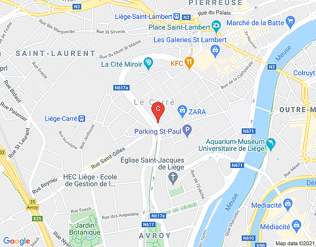 Hotel des Boulevards – Studio map image