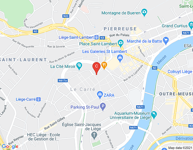 Clemenceau 2 – 2 bedrooms map image