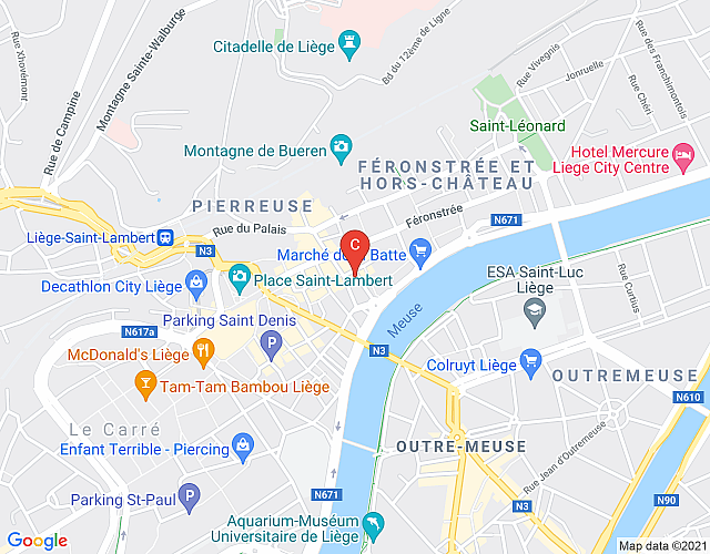 Rue de la Goffe 2 – 1-bedroom Duplex map image