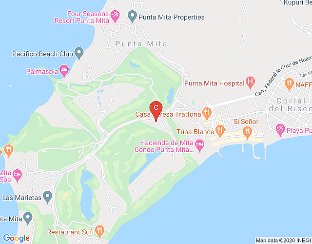 Pacifico 31 – Penthouse Condo inside Punta Mita Gates map image