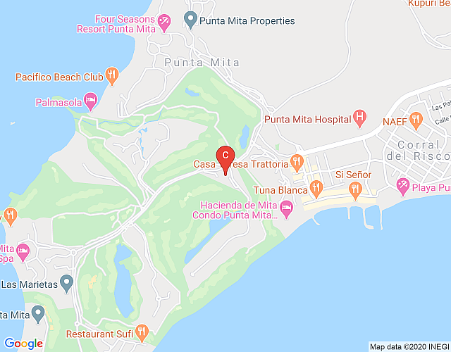 Bahia 11 – Poolside Condo Inside Punta Mita Gates map image