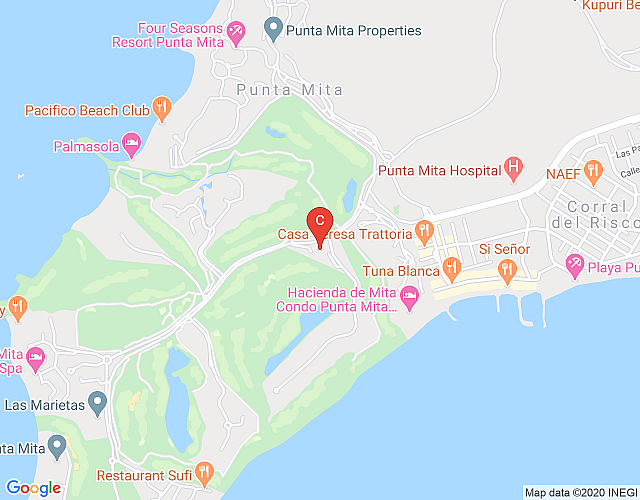 Pacifico 32 – Penthouse Condo inside Punta Mita Gates map image